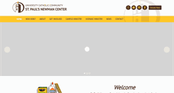 Desktop Screenshot of newmancenter.org